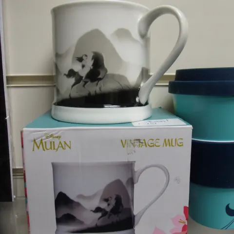 10pcs Brand new Disney Mulan licenced mug boxed and new rrp £12.99.