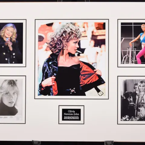 OLIVIA NEWTON JOHN original signed presentation