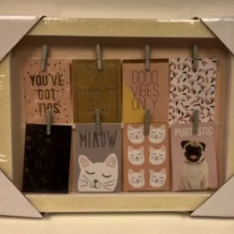 Mdf Rectangular Filled Glitter Frame 30 X 23 X 2.8 cm