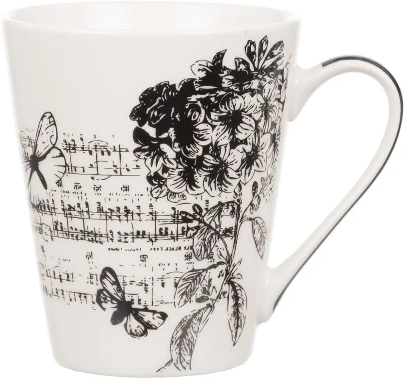 1440pcs Kitchen Vintage Printed Design Stoneware Mugs Cups 10.5oz WHOLESALE PALLET BULK
