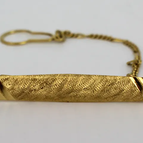 Vintage 18ct Gold Tie Clip