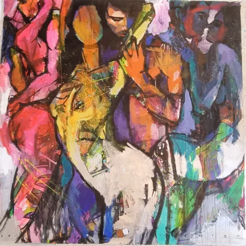 Adrian Torres Very Large (6ft x6ft) Original Painting