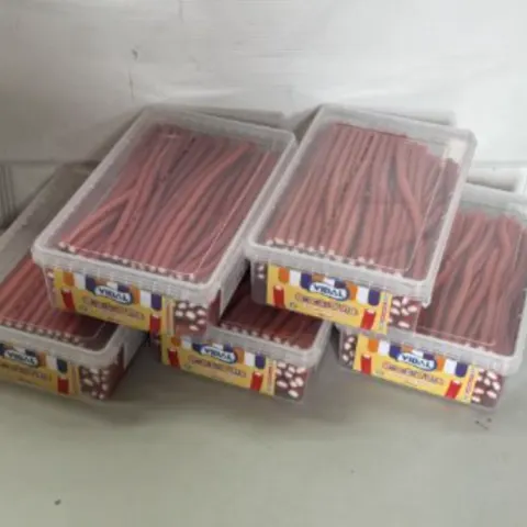 5 X VIDAL STRAWBERRY PENCILS NEW SEALED TUBS BBE 9/25