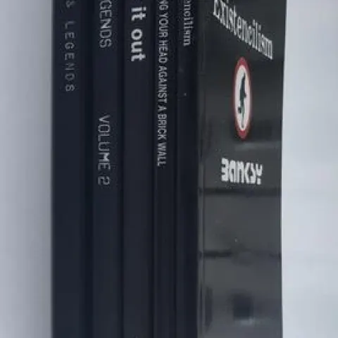 BANKSY (b.1974-) 3 Self Published Books 1st Edition 2001- 04 & Banksy Myths & Legends Pt1 & Pt 2