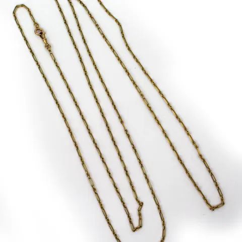 Very Fine Quality Victorian High Carat Gold Guard Chain