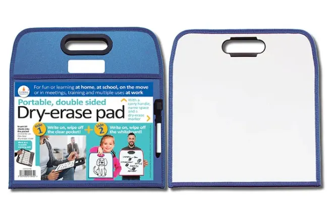 12 x Dry Erase Pad with Handle L17a