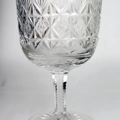 Vintage Thomas Webb Crystal Cut Glass Goblet