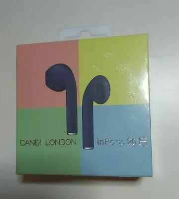 Candi London Inpods 20 Navy True Wireless Bluetooth Earphones