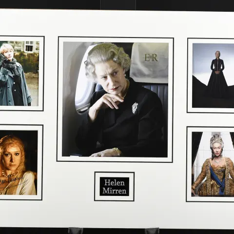 Helen Mirren Unique Signed Photo Presentation