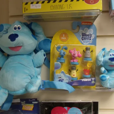 10. x sets ( 3pc set ) brand new Blues Clues kit includes Backpack , Stamper set & Coin Purse