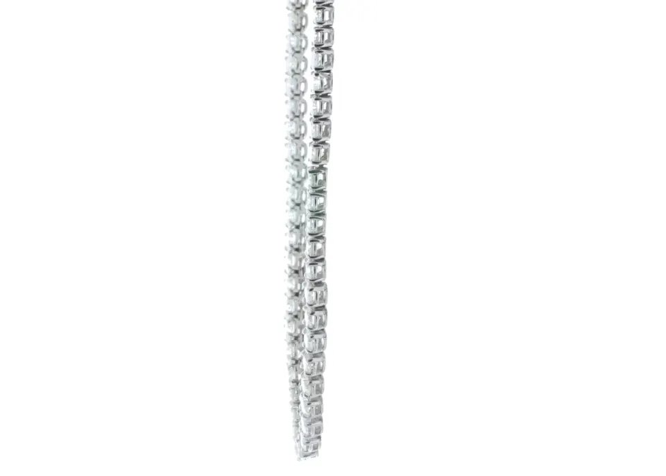 18ct White Gold Tennis Diamond Collarate 14.11 Carats