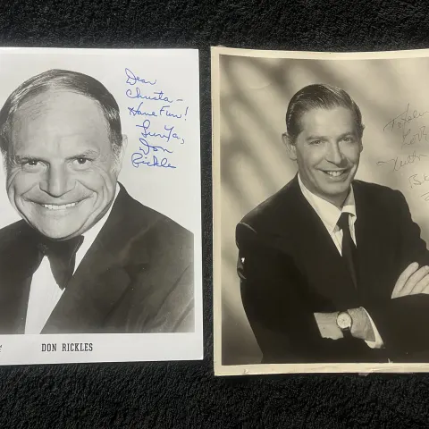 Milton Berle & Don Rickles Signed