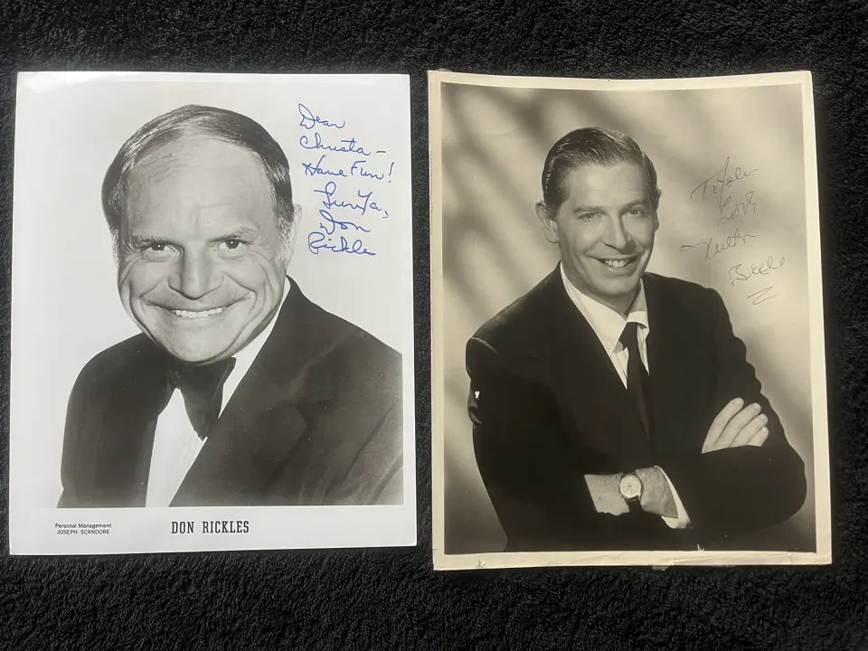 Milton Berle & Don Rickles Signed