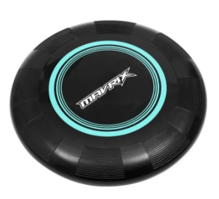 6 x Mavrix Frisbee Black & Blue Garden Beach Outdoor Fun Toy Camping Flying Disc