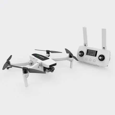 (184/5P) RRP £499. Hubsan Zino 2 Folding Drone 4K Camera FPV 9KM Range. (Drone & Controller Powers