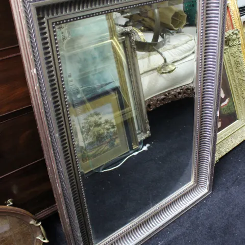 Vintage Silver Bevelled Mirror