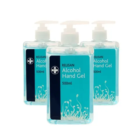 20 x Relisan Alcohol Hand Sanitiser 500ml RRP £7.99 ea bottle (BB expired) L28c