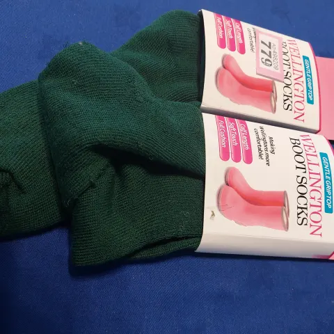 Box of 24 Pairs Ladies Socks Plus 2 Pairs Welly Socks