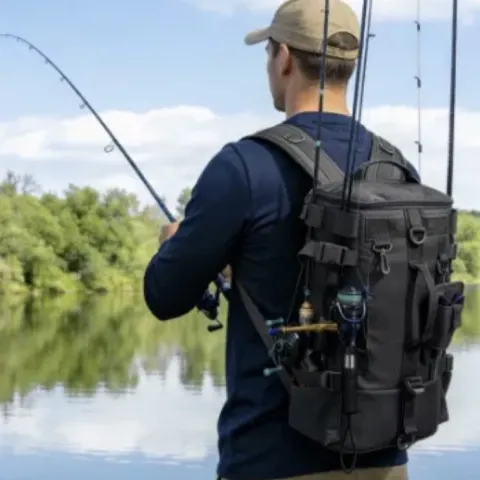 Versatile Outdoor Fishing Backpack – Multi-Use Tackle, Picnic & Hiking Bag