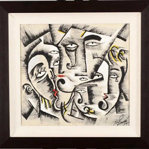 Original Oil on Canvas by Raul "Humanas"