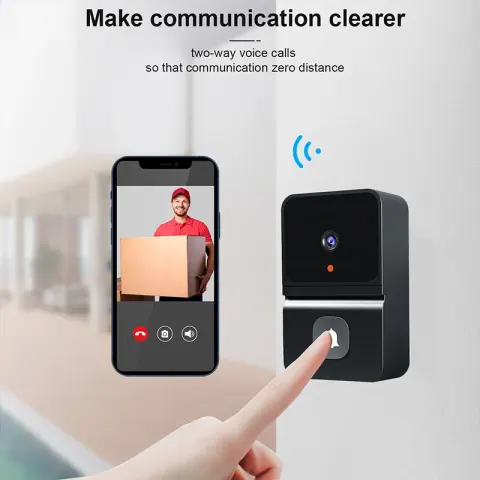 Smart Visual Doorbell Two-Way Intercom Infrared Night Vision Remote Monitoring Security System Wifi