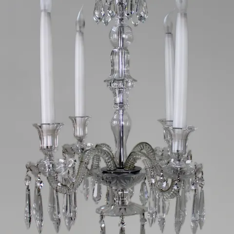 Fine Four Arm Light Crystal Chandelier