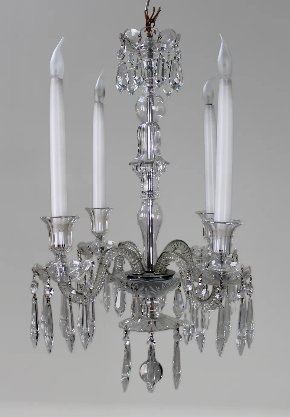 Fine Four Arm Light Crystal Chandelier