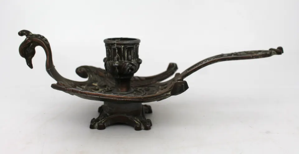 Vintage Greco-Roman Chamberstick