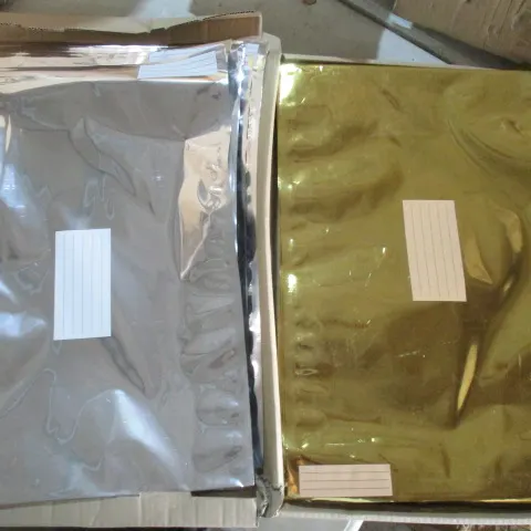 Large assortment - ocer 100 pcs of A3 Office depot chrom and chrome gold Peel and seal envelope