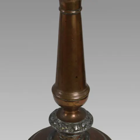 Antique Georgian Copper Candlestick