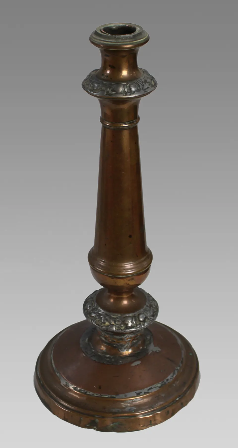Antique Georgian Copper Candlestick