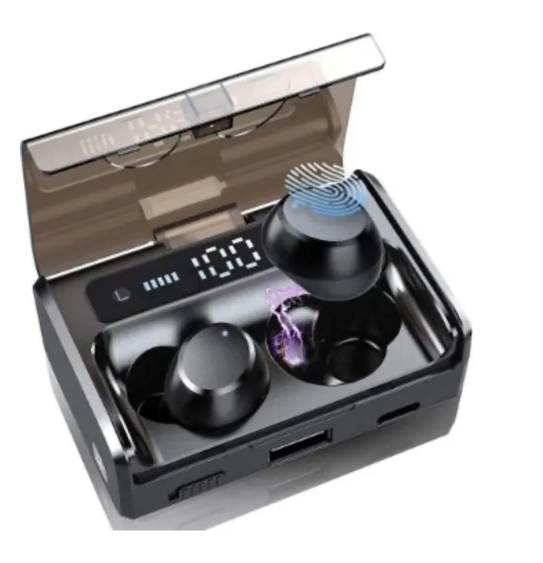 Tws-Q10 Wireless Bluetooth Earbuds Headphones - Mic Anc iPhone Samsung 6Hr