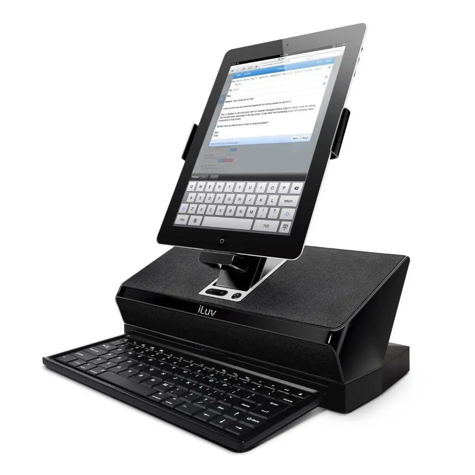 iLuv Black WorkStation Mobile Computing Station L19a