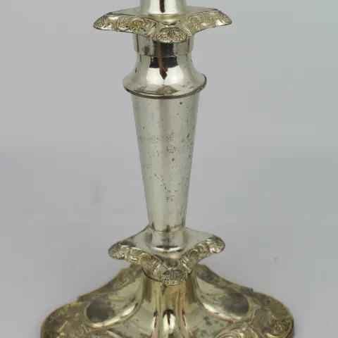 Vintage Silver Plated Candlestick