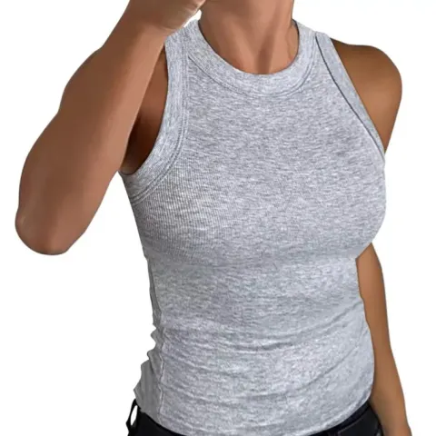 5 x Women's Summer Sleeveless High Neck Tank Top Total RRP £120.75 Lb6 sku-4144