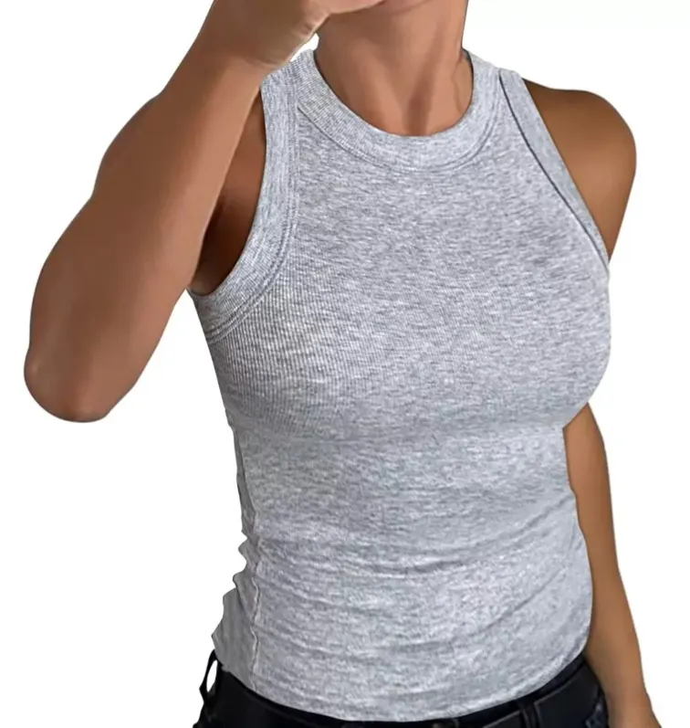 5 x Women's Summer Sleeveless High Neck Tank Top Total RRP £120.75 Lb6 sku-4144