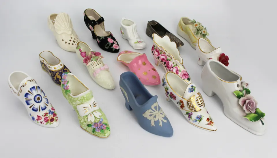 Collection of 15 Assorted Miniature Shoes