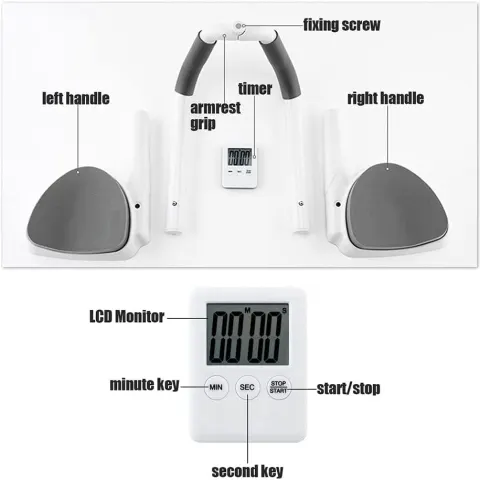 Plank Trainer with Timing, Multifunctional Abdominal Muscle core Training L12c