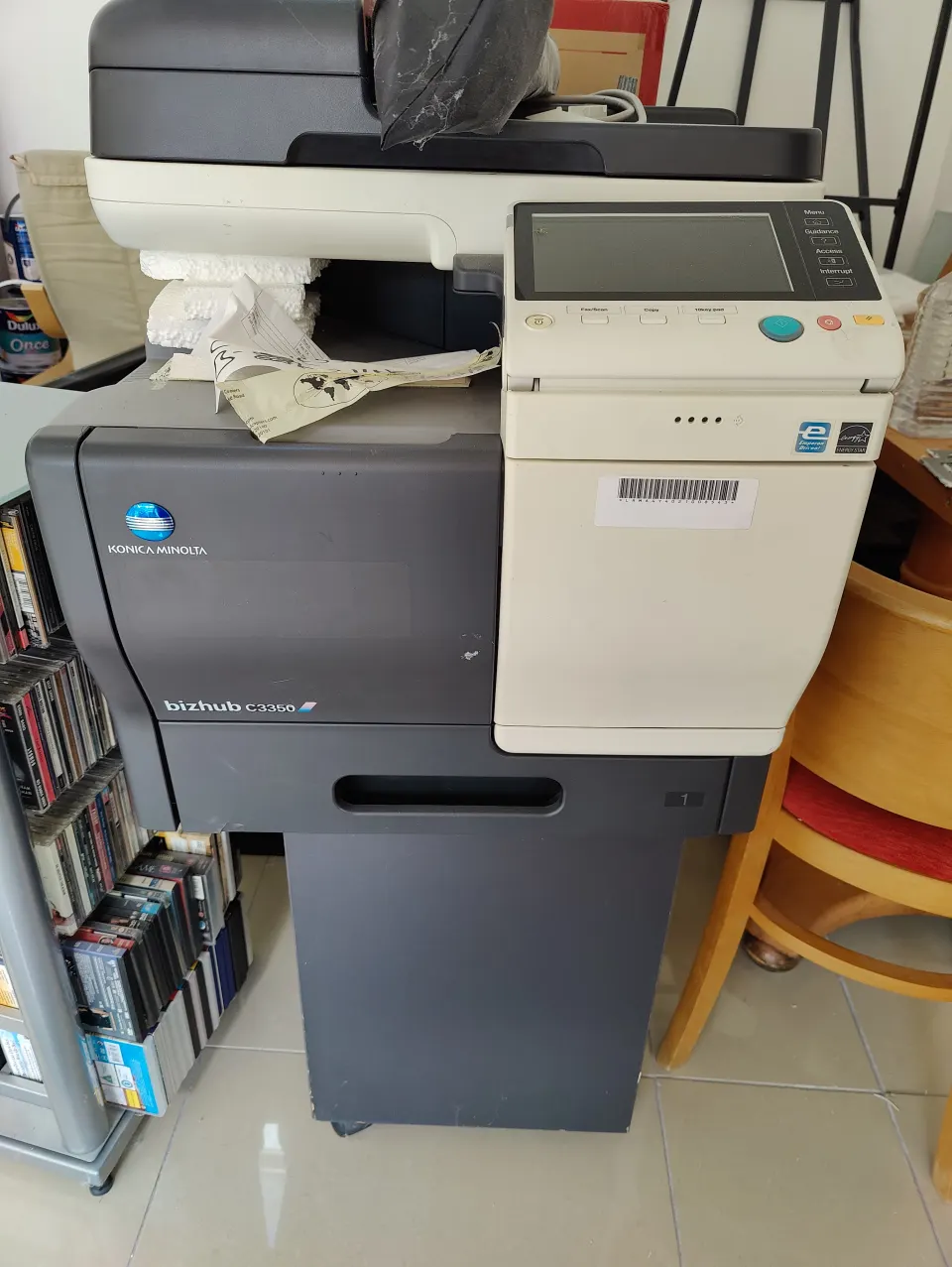 Konica Minolta bizhub C3350
Powers correctly  - Needs some attention