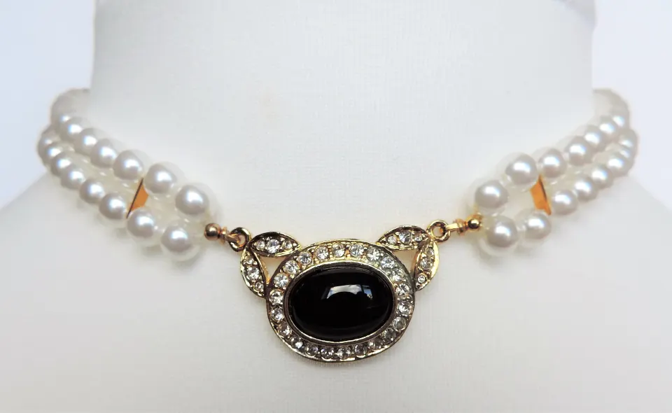 Double Strand Choker Necklace