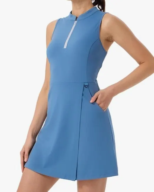 4 x Tennis Dress with Shorts - Green and Pink (NOT Blue) Lb4