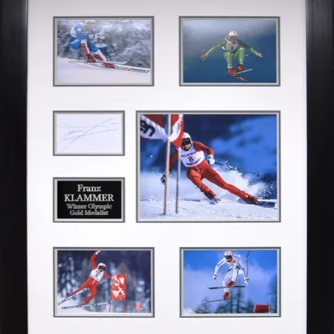 FRANZ KLAMMER original signature presentation.