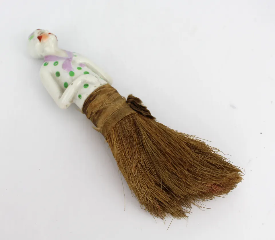 Vintage Porcelain Figural Brush