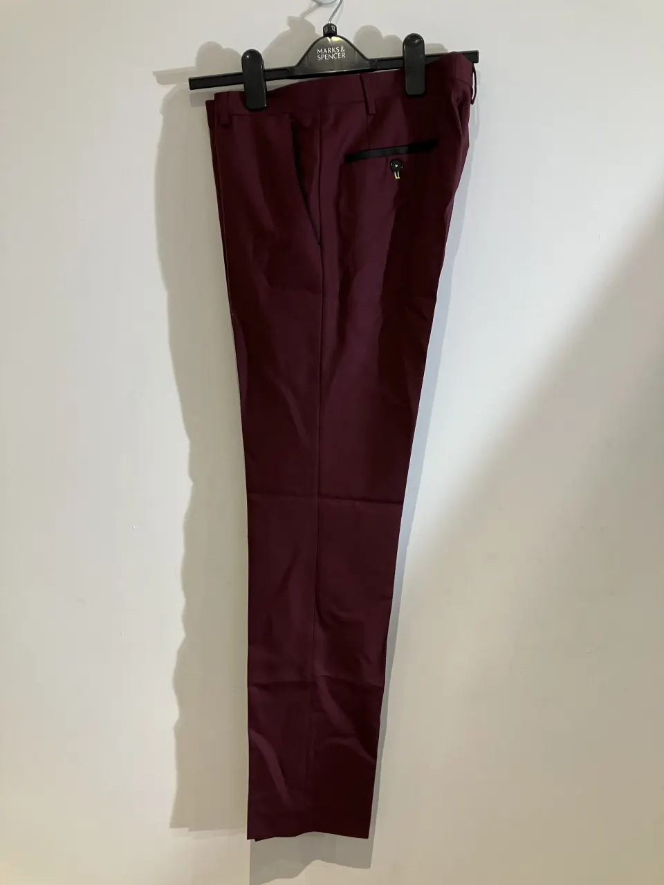 Twisted Tailor Red Trousers worn by Will Kemp