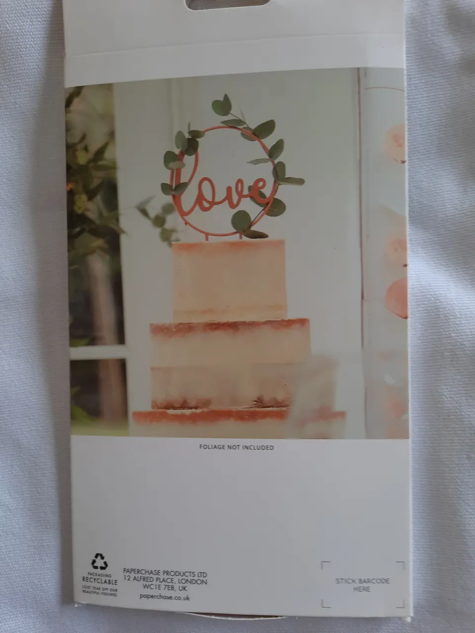 6 boxes of 4 cake toppers