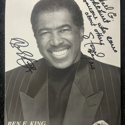 Ben E King Signed