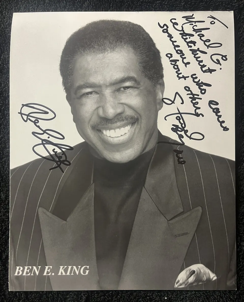 Ben E King Signed