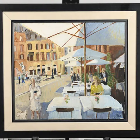 Original Painting By Artist John Ash (1926-1999)