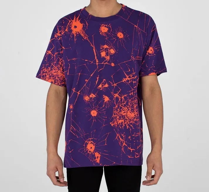 MJB Marc Jaques Burton Cracked Festival T-Shirt, Online Price £260, Size XXXL.