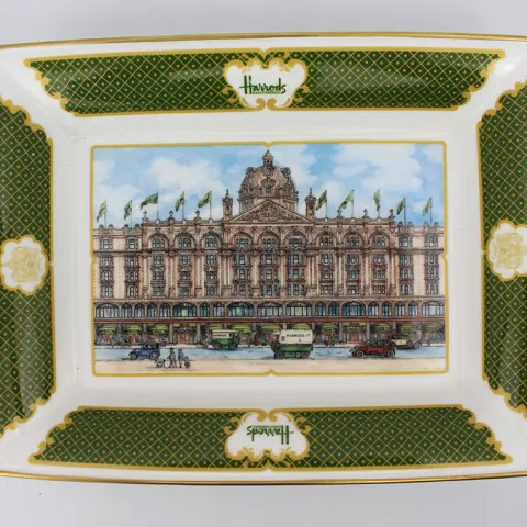 Harrods  Knightsbridge Store Porcelain Plate